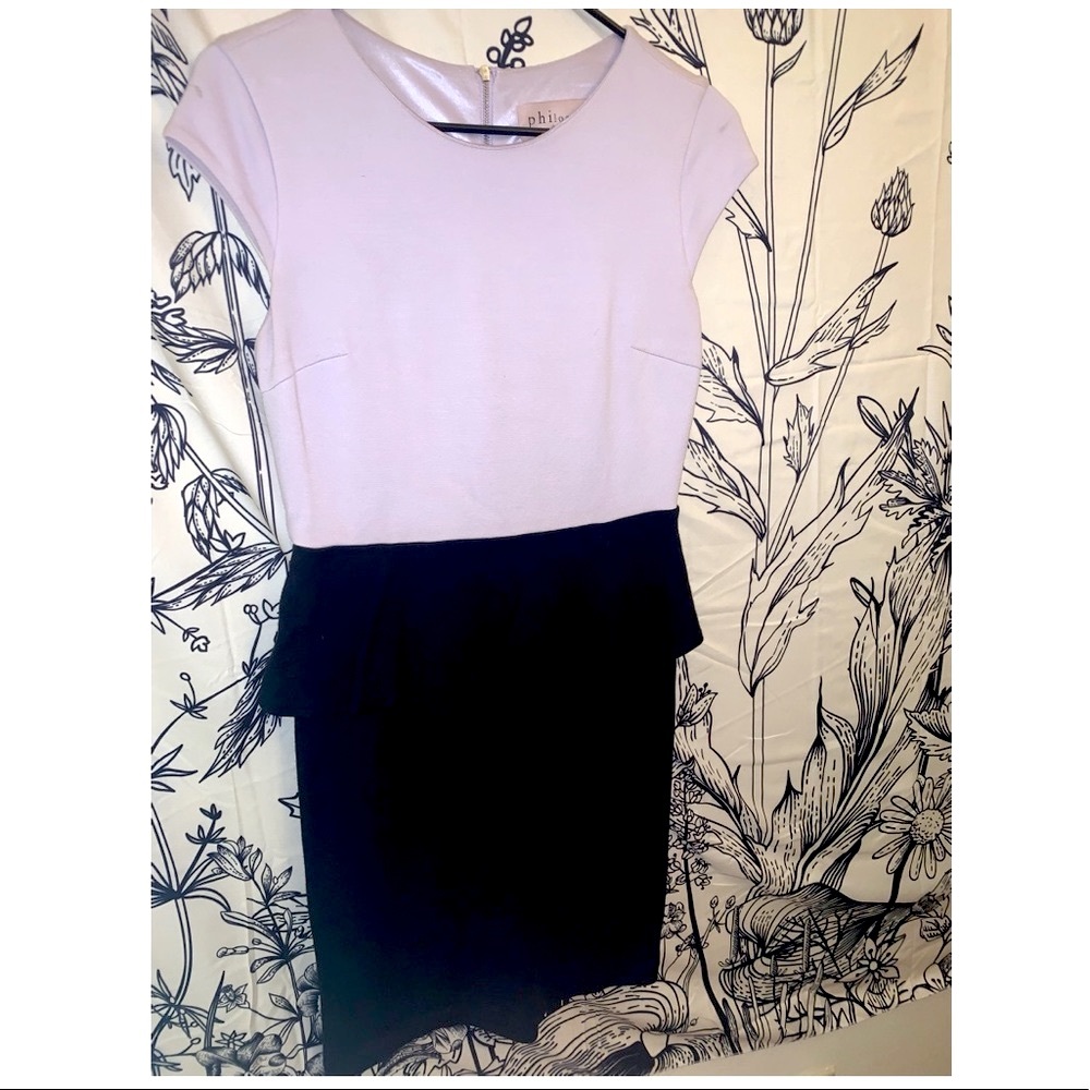 Business dress purple and black 4